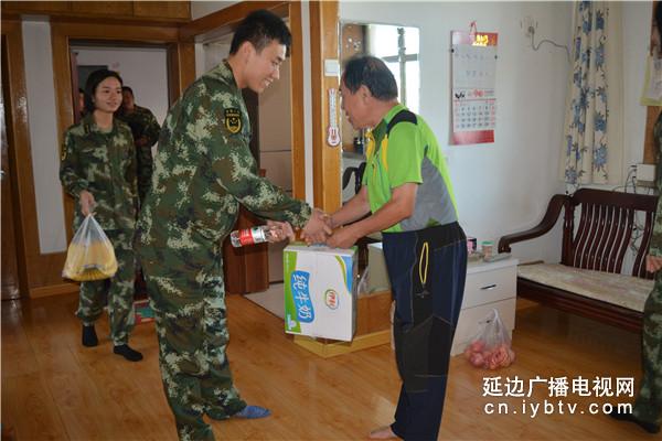 延吉市白新社区 朝鲜语对接促供需 部队慰问暖