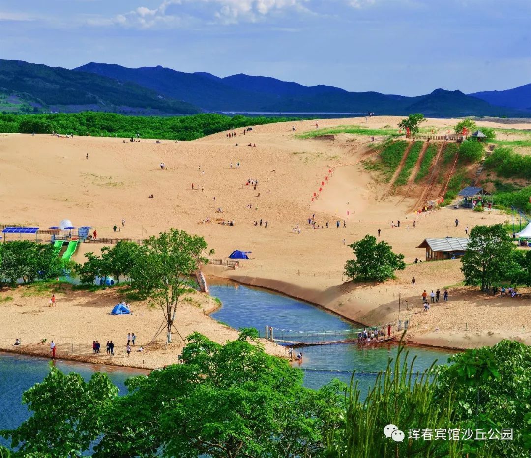 沙丘公园位于吉林省延边朝鲜族自治州东南部,珲春市防川国家级风景