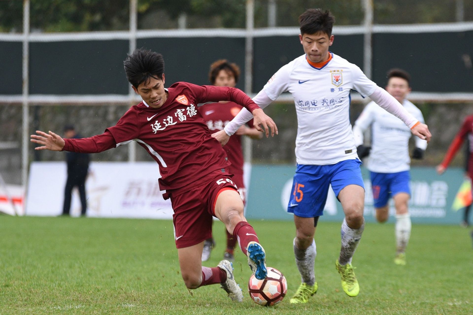 U23联赛 尹昌吉 郑春峰破门 延边富德2 2战平山东鲁能泰山